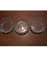 3 Vintage American? Whitehall? Cubist? 3&quot; Individual Nut Dishes -Open Salts - $282.06 MXN