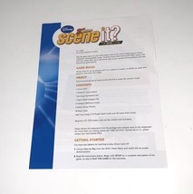 Scene It Disney 2nd Edition Trivia DVD Board Game 2007 Manual Only - £9.63 GBP