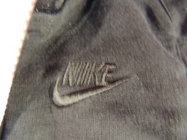 Girls Nike Black Track Running Athletic Gym Hoodie W Zipper Pockets Large 12-14 - $24.29