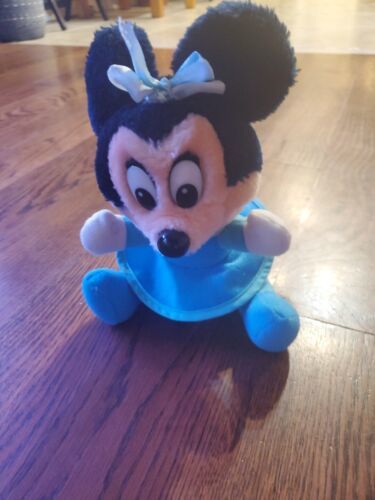 Vintage 1984 Hardee’s Disney Mickey’s Christmas Carol Blue Plush Minnie ... - $7.69
