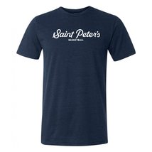 AS1356BC - St Peter&#39;s University Peacocks Script Basketball Triblend T S... - $28.99