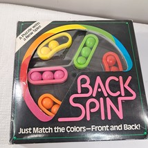 Vintage Binary Arts BACK SPIN Puzzle game Brain Teaser Play Learn colors... - $28.54 CAD