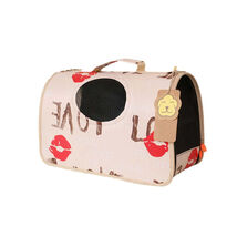 Anywags Pet Carrier Medium Love Kiss Pattern Shoulder Sling Bags for Sma... - $67.90