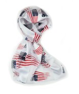 USA Flag Scarf, Patriotic, Red, White and Blue American Flag Scarf (Flag - £11.69 GBP