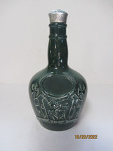 Vintage Green Stoneware Spode For Chivas Regal Empty Liquor Bottle - £7.98 GBP