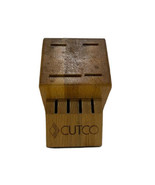 Cutco 8 Slot Solid Honey Oak Knife Block Wood Cutlery Storage Made In USA - €21,42 EUR