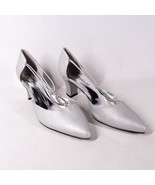 Easy Street Alive 5 Stiletto High Heel Pumps Women&#39;s 11M Silver Grey 30-... - $23.38