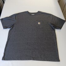 Carhartt K87 CRH Men's Gray Cotton Blend Short Sleeve T-Shirt Size 2XL Chest 56" image 13