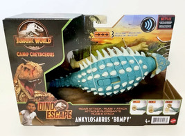 New Jurassic World Camp Cretaceous Dino Escape Roar Attack Ankylosaurus Figure - £25.67 GBP