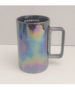 Starbucks Holiday 2020 Iridescent Rainbow Textured Ceramic Cup Mug 12 oz - £19.37 GBP