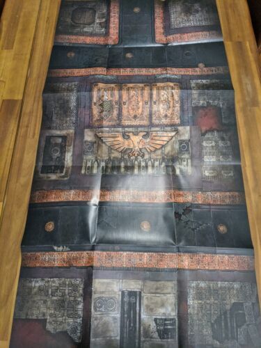 Warhammer 40K Miniature Double Sided Game Map 43&quot; X 22&quot;  - $19.60