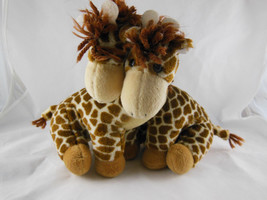 Vintage Dakin Hugging Giraffes 1993 Plush 10&quot; SO Cute! - $19.79