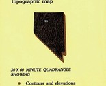 USGS Metric Topographic: Winnemucca, Nevada 1988 BLM Edition Map - $12.89