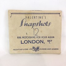 Vintage Souvenir Photo Pack London 12 Photographs Valentine&#39;s Snapshots No. 1 - £8.61 GBP