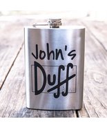 8oz CUSTOMIZED Duff Flask L1 - £16.90 GBP
