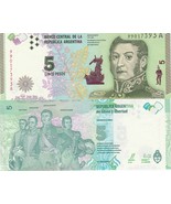 Argentina P359, 5 Peso, Gen Martin / Artigas, Bolívar, Martin,O&#39;Higgins ... - €0,84 EUR