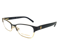 Tory Burch Eyeglasses Frames TY 1040 3031 Matte Navy Blue Gold Cat Eye 51-18-135 - £37.78 GBP