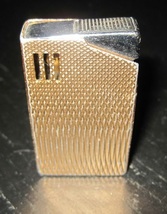 Vintage CHINESE Made IARK No.727 GOLD Tone Automatic Gas Butane torch Li... - $19.99
