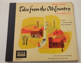Sholem Aleichems Tales From The Old Country Howard Da Silva DU5  Decca 4... - £66.87 GBP