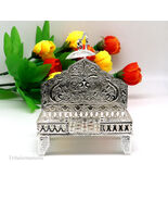 925 sterling silver Bal Gopala throne god  stand chair puja article su424 - $493.01