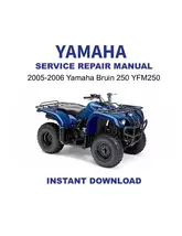 2005-2006 Yamaha Bruin 250 YFM250 Service Repair Manual - $21.12 CAD