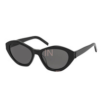 Saint Laurent Monogram Ysl Sl M60 001 Black Classic Cat Eye Sunglasses 54mm - £201.79 GBP