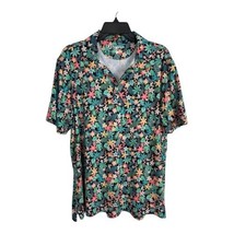 Chubbies Mens Polo Shirt Size Large Toucan Floral Hawaiian Short Sleeve ... - $31.11