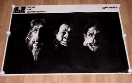 Genesis Poster Land Of Confusion Promotional Vintage 1980&#39;s Invisible Touch - £47.27 GBP