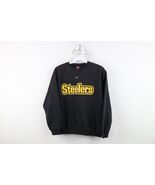 Vtg Nike Boys M Travis Scott Center Swoosh Pittsburgh Steelers Sweatshir... - $809.79 MXN