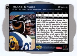1996 SPx #47 Isaac Bruce St. Louis Rams - £1.99 GBP