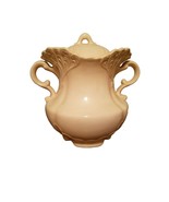 Vintage Elegant Cookie Jar Ivory Colored Ceramic Handles 12&quot;H 14&quot;W Plant... - $256.87 MXN