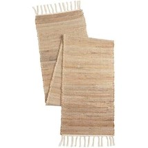 Eco-Friendly Jute Cotton Table Runner, Family Dinner Or Gatherings, Indoor Outdo - £26.61 GBP