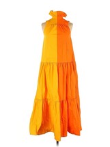 Nwt Christopher John Rogers X Target Sleeveless Ruffle Two-tone Tiered Dress Xs - £66.02 GBP