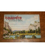 1930s SCENIC GEM YOSEMITE NATIONAL PARK CA FOLIO POSTCARD WATERFALL MERC... - $27.45