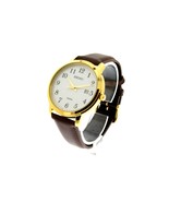 Seiko Neo Classic White Dial Brown Leather Men&#39;s Watch SUR210 - £84.85 GBP