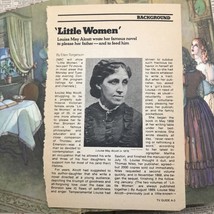 Little Women Louisa May Alcott, Louis Jambor Illustrated HC w TV Guide Ephemera - £26.70 GBP