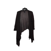 Eileen Fisher Open Front Cozy Cardigan Sweater Silk Blend 3/4 Sleeve Women Med. - £38.98 GBP