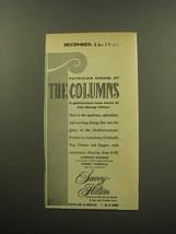 1959 Savoy Hilton Hotel Advertisement - Patrician dining at The Columns - £14.78 GBP