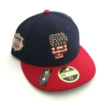 New Era San Francisco Giants 59Fifty 2019 LP 4th of July Fitted Hat Navy 7 1/8 - £26.77 GBP