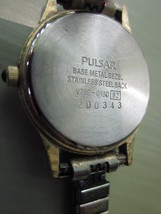 Ladies Pulsar Quartz Movt Japan with Etched Vintage Speidel USA Watch Strap - £11.26 GBP
