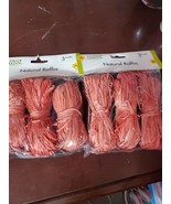 2Pkgs Floral Garden Natural Raffia Orange 3pcs each Pkg-SHIPS SAME BUSIN... - $15.89