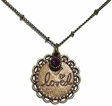 Kelly Rae Roberts Birthday Wish Birthstone Necklace - February - Love Wide - £15.82 GBP