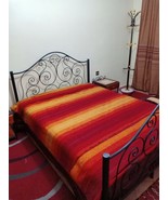 Moroccan Handwoven Blanket - Handmade Cotton and Cactus-Silk Bed Covers - €136,97 EUR