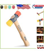 American-Made 12 oz Rubber Mallet - Double-Face Soft/Hard Tips, Reliable... - $627.56 MXN