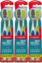 Colgate 360 Medium Toothbrush with Tongue and Cheek Cleaner, 6 Count - £10.68 GBP