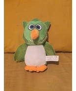 Green Owl Plush Soft Toy 8&quot; - £7.07 GBP