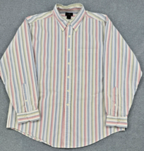 Brooks Brothers 346 Men’s XL Striped Button Down Shirt Multicolor Cotton... - $26.72