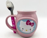 Hello Kitty Pink Mug Coffee Cup Frankford Candy 2013 Sanrio Double Sided... - $24.99