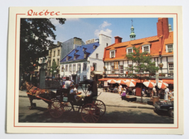 1989 QUEBEC STE ANNE STREET POSTCARD VINTAGE CANADA CANADIAN STAMPED AND... - £9.57 GBP