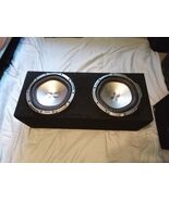 2 12 Sony Xplod 1300 W Subwoofers With Huge Box - $297.00